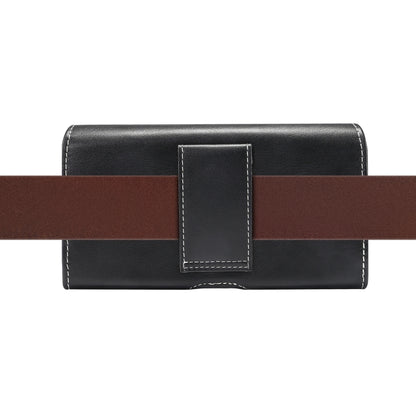 Men Lambskin Texture โทรศัพท์มือถืออเนกประสงค์อเนกประสงค์กระเป๋าหนังคาดเอวสำหรับสมาร์ทโฟนขนาด 6.9 นิ้วหรือต่ำกว่า, For 6.9 Inch