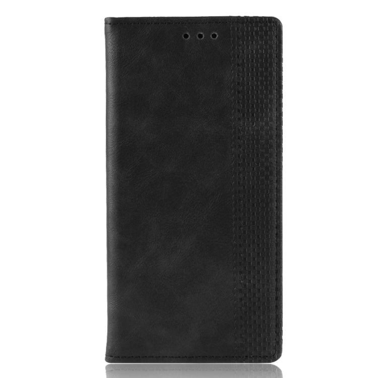 Magnetic Buckle Retro Texture ซองหนังพลิกแนวนอนสำหรับ Huawei Mate 20 Pro พร้อมตัวยึดและช่องเสียบการ์ดและกระเป๋าสตางค์, For Huawei Mate 20 Pro