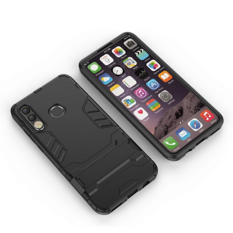 เคส PC + TPU กันกระแทกสำหรับ Huawei P30 Lite พร้อมตัวยึด, For Huawei P30 Lite