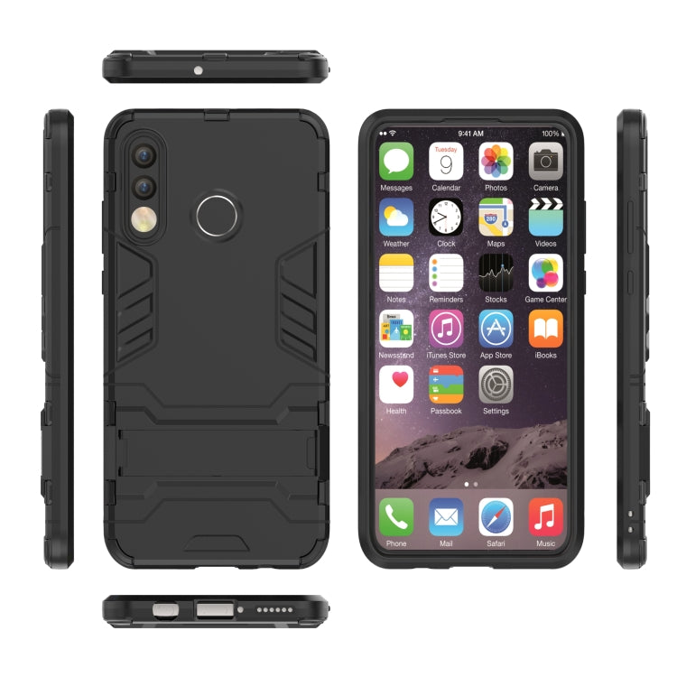 เคส PC + TPU กันกระแทกสำหรับ Huawei P30 Lite พร้อมตัวยึด, For Huawei P30 Lite