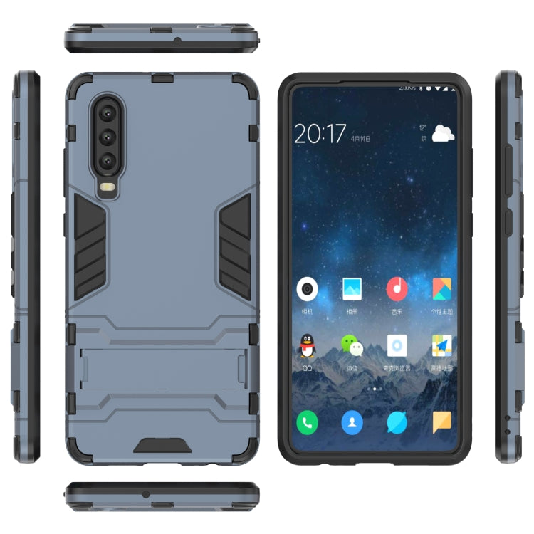 เคส PC + TPU กันกระแทกสำหรับ Huawei P30 พร้อมตัวยึด, For Huawei P30