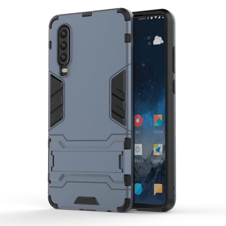เคส PC + TPU กันกระแทกสำหรับ Huawei P30 พร้อมตัวยึด, For Huawei P30