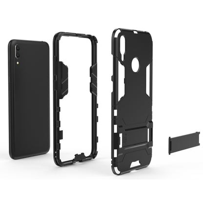 เคส PC + TPU กันกระแทกสำหรับ Huawei Y7 (2019) พร้อมตัวยึด, For Huawei Y7(2019)