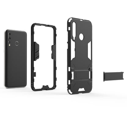 เคส PC + TPU กันกระแทกสำหรับ Huawei Nova 4 พร้อมตัวยึด, For Nova 4, For Huawei Nova 4