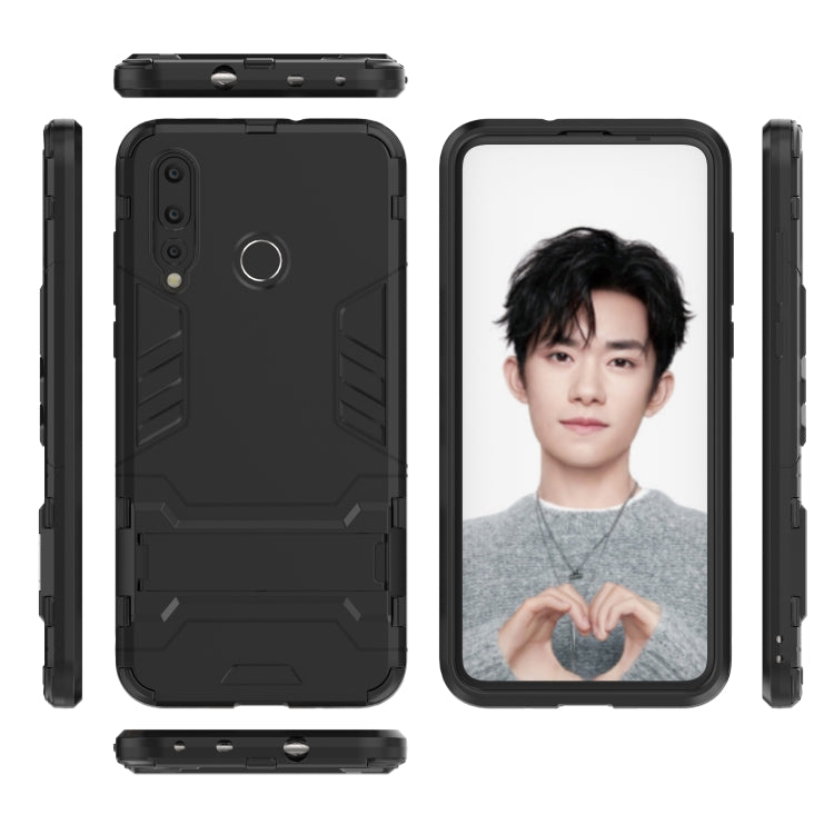 เคส PC + TPU กันกระแทกสำหรับ Huawei Nova 4 พร้อมตัวยึด, For Nova 4, For Huawei Nova 4