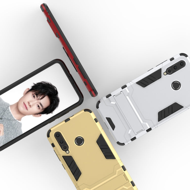 เคส PC + TPU กันกระแทกสำหรับ Huawei Nova 4 พร้อมตัวยึด, For Nova 4, For Huawei Nova 4