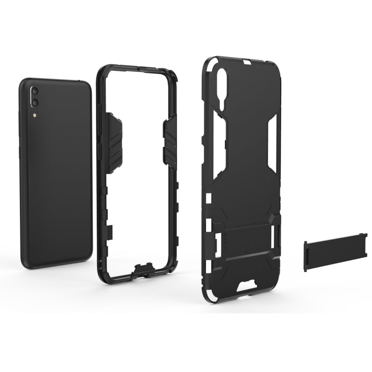 เคส PC + TPU กันกระแทกสำหรับ Huawei Enjoy 9 พร้อมตัวยึด, For Huawei Enjoy 9