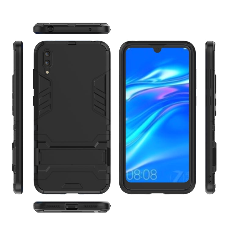 เคส PC + TPU กันกระแทกสำหรับ Huawei Enjoy 9 พร้อมตัวยึด, For Huawei Enjoy 9