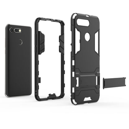 เคส PC + TPU กันกระแทกสำหรับ Huawei Honor V20 พร้อมตัวยึด, For Honor V20, For Huawei Honor V20