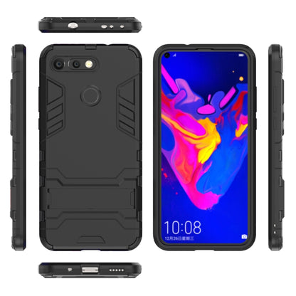 เคส PC + TPU กันกระแทกสำหรับ Huawei Honor V20 พร้อมตัวยึด, For Honor V20, For Huawei Honor V20