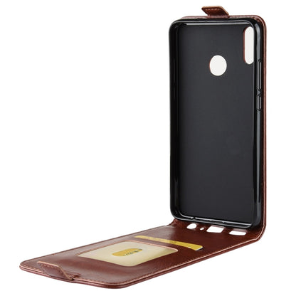 เคสฝาครอบป้องกันหนังพลิกแนวตั้งสไตล์ธุรกิจสำหรับ Huawei Honor 8X พร้อมช่องเสียบการ์ด, For Huawei Honor 8X