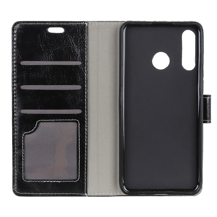 ซองหนังพลิกแนวนอนเนื้อม้าบ้าย้อนยุคสำหรับ Huawei P30 Lite พร้อมกระเป๋าสตางค์และที่วางและช่องเสียบการ์ดและกรอบรูป, Huawei P30 Lite, For Huawei P30 Lite