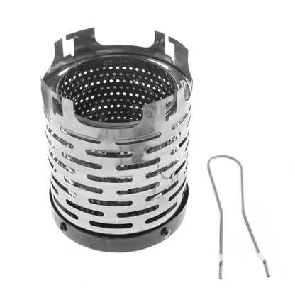 Outdoor Camping สแตนเลส เครื่องทำความร้อน ฝาครอบเต็นท์ขนาดเล็ก เครื่องทำความร้อนอินฟราเรด ฝาครอบเตา, Heater Cover