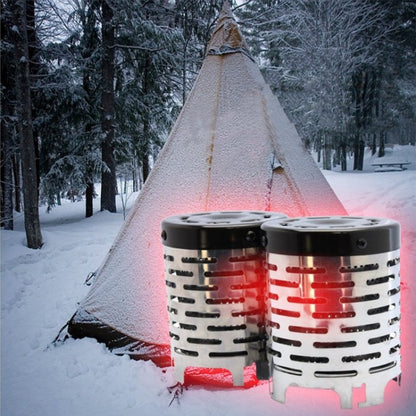 Outdoor Camping สแตนเลส เครื่องทำความร้อน ฝาครอบเต็นท์ขนาดเล็ก เครื่องทำความร้อนอินฟราเรด ฝาครอบเตา, Heater Cover