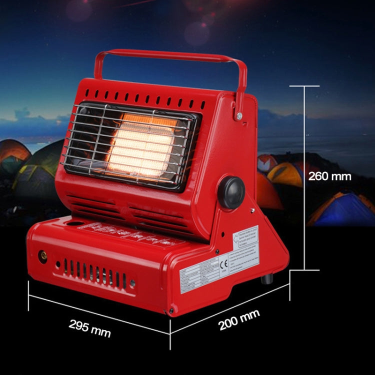 มัลติฟังก์ชั่นแบบพกพา Outdoor Camping Trip เครื่องทำความร้อนแก๊สเตาแก๊ส Burner,Powered by Dual ถังแก๊ส (ไม่รวม), Dual Gas Tank