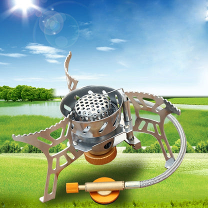 แบบพกพากลางแจ้งแยกประเภท 3700W กระเป๋าเป้สะพายหลัง Anti-Blast เตาเครื่องมือทำอาหาร