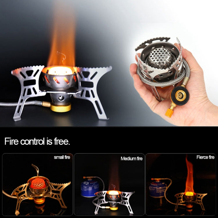 แบบพกพากลางแจ้งแยกประเภท 3700W กระเป๋าเป้สะพายหลัง Anti-Blast เตาเครื่องมือทำอาหาร