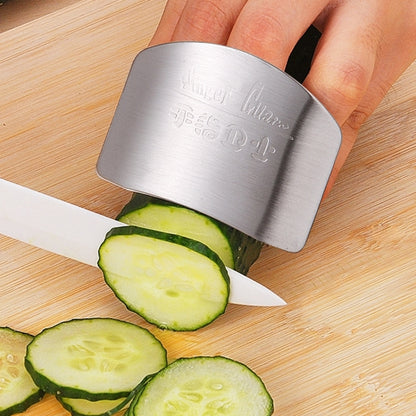 ครัวสร้างสรรค์อาหารที่จำเป็นผักตัดสแตนเลสมือนิ้วยามป้องกัน, Cutting Finger Protector