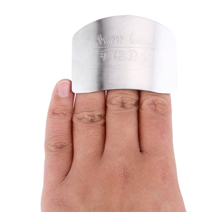 ครัวสร้างสรรค์อาหารที่จำเป็นผักตัดสแตนเลสมือนิ้วยามป้องกัน, Cutting Finger Protector