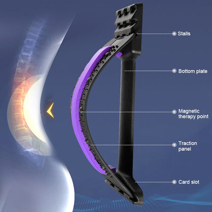 Lumbar Traction อุปกรณ์ยืดเครื่องแก้ไขท่าทางเอวรองรับกระดูกสันหลังปวดบรรเทานวดหลัง Stretcher, Black Green, Black Blue, Black Purple, Black Red, Red White, White Green, White Blue, White Purple