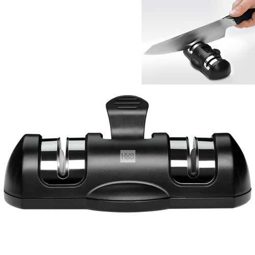 ต้นฉบับ Xiaomi Youpin Huohou ครัวแบบพกพาเครื่องเหลามีดสองล้อ, Double-wheel Knife Sharpener