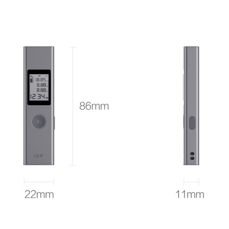 เครื่องค้นหาระยะเลเซอร์แบบพกพา Xiaomi Youpin LS-P ดั้งเดิม ระยะทดสอบ: 40 ม