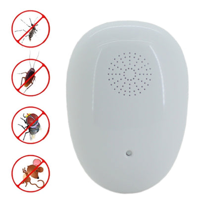 AC 90-250V การควบคุมศัตรูพืชแมลงแมลงอัลตราโซนิคยุงไล่ Repeller Killer, ปลั๊ก EU ยาว, Long EU Plug