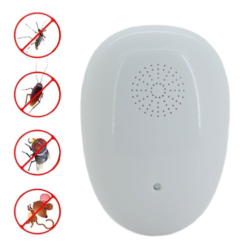 AC 90-250V การควบคุมศัตรูพืชแมลงแมลงอัลตราโซนิคยุงไล่ Repeller Killer, ปลั๊ก EU ยาว, Long EU Plug