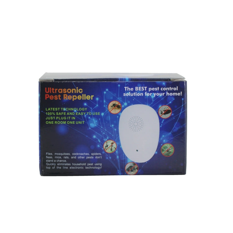 AC 90-250V การควบคุมศัตรูพืชแมลงแมลงอัลตราโซนิคยุงไล่ Repeller Killer, ปลั๊ก EU ยาว, Long EU Plug