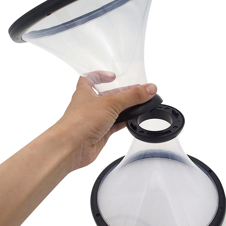 Vortex Bank Decompression ช่องทางโปร่งใสแรงโน้มถ่วงหมุนกล่องเก็บเหรียญ, Funnel