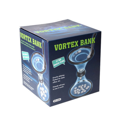 Vortex Bank Decompression ช่องทางโปร่งใสแรงโน้มถ่วงหมุนกล่องเก็บเหรียญ, Funnel