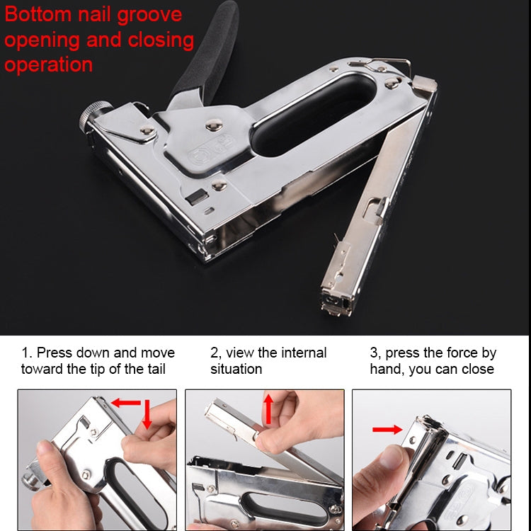 ปืนยิงตะปู U Type / T Type / ประตูประเภท Nail Universal Nailer, With Handle Case, With Handle Case & 1000 PCS Nails