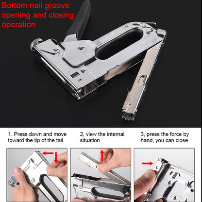 ปืนยิงตะปู U Type / T Type / ประตูประเภท Nail Universal Nailer, With Handle Case, With Handle Case & 1000 PCS Nails