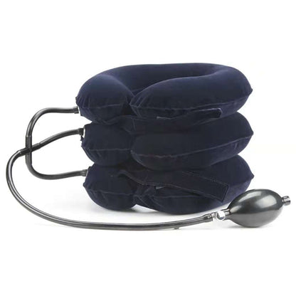 ครัวเรือน Full Cashmere Cervical Traction Instrument คอ Inflatable กระดูกสันหลังส่วนคอเครื่องมือนวด, Full Cashmere (Black), Full Cashmere (Coffee), Full Cashmere (Grey), Full Cashmere (Blue), Full Cashmere (Purple), Full Cashmere (Rose Red)