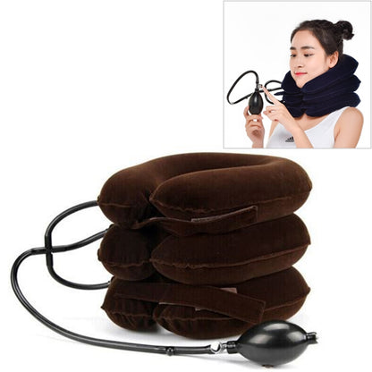 ครัวเรือน Full Cashmere Cervical Traction Instrument คอ Inflatable กระดูกสันหลังส่วนคอเครื่องมือนวด, Full Cashmere (Black), Full Cashmere (Coffee), Full Cashmere (Grey), Full Cashmere (Blue), Full Cashmere (Purple), Full Cashmere (Rose Red)
