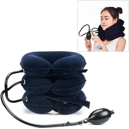 ครัวเรือน Full Cashmere Cervical Traction Instrument คอ Inflatable กระดูกสันหลังส่วนคอเครื่องมือนวด, Full Cashmere (Black), Full Cashmere (Coffee), Full Cashmere (Grey), Full Cashmere (Blue), Full Cashmere (Purple), Full Cashmere (Rose Red)