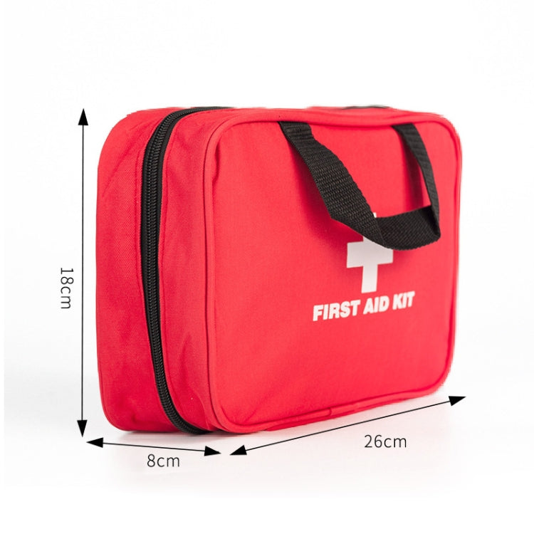 234 In 1 แบบพกพาอุปกรณ์ฉุกเฉินกลางแจ้งชุด Survival Rescue Box, 26x18x8cm (Green), 26x18x8cm (Red)