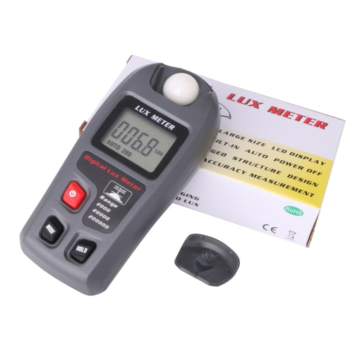 MT-30 เครื่องวัดแสงดิจิตอลแบบพกพา LCD สำหรับโรงงาน / โรงเรียน / บ้านโอกาสต่างๆช่วง: 0.1-200,000 Lux, MT-30