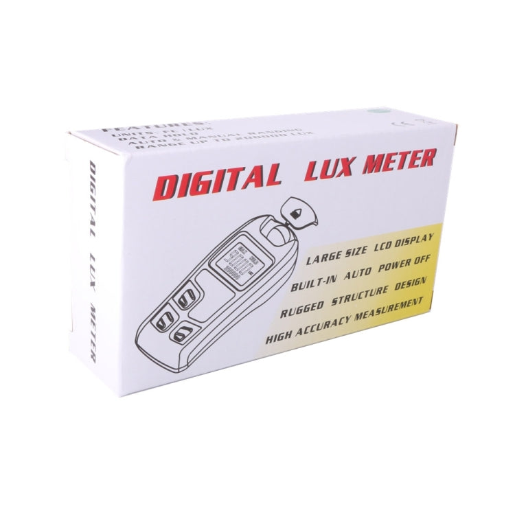 MT-30 เครื่องวัดแสงดิจิตอลแบบพกพา LCD สำหรับโรงงาน / โรงเรียน / บ้านโอกาสต่างๆช่วง: 0.1-200,000 Lux, MT-30