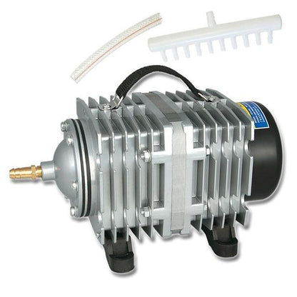 ACO-008 120W 110L/Min ปั๊มลมแม่เหล็กไฟฟ้าคอมเพรสเซอร์อาหารทะเลถังปลาเพิ่มออกซิเจน Air Flow Splitter, US Plug, ACO-008