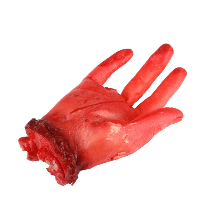 ยอดนิยมฮาโลวีนที่น่ากลัว Prop มือปลอมสี่นิ้วเปื้อนเลือด, Four Finger