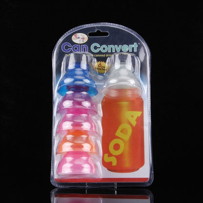 6 ชิ้นเครื่องดื่มกระป๋องฝาซีลกันฝุ่นเส้นผ่านศูนย์กลาง: ประมาณ 6 ซม, 6 PCS