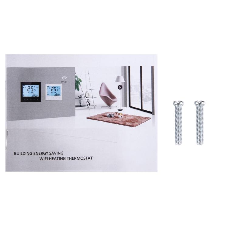 BHT-1000-GA-WIFI 3A โหลดน้ำร้อนประเภท Touch LCD Digital WiFi เครื่องทำความร้อนห้องเทอร์โม, นาฬิกาแสดงผล / อุณหภูมิ / ช่วงเวลา / เวลา / สัปดาห์ / ความร้อน ฯลฯ, BHT-1000 3A (Black), BHT-1000 3A (White)