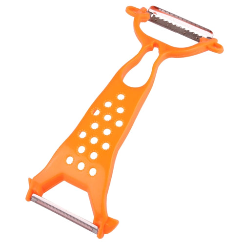 เครื่องปอกผักและผลไม้แบบพกพา Apple แตงกวามันฝรั่ง Skinner, Vegetable Cutter(Orange)