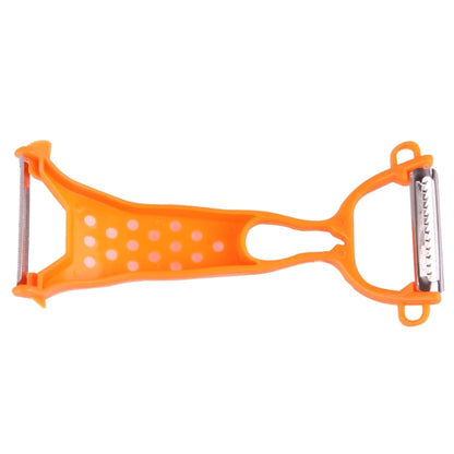 เครื่องปอกผักและผลไม้แบบพกพา Apple แตงกวามันฝรั่ง Skinner, Vegetable Cutter(Orange)
