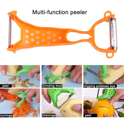 เครื่องปอกผักและผลไม้แบบพกพา Apple แตงกวามันฝรั่ง Skinner, Vegetable Cutter(Orange)