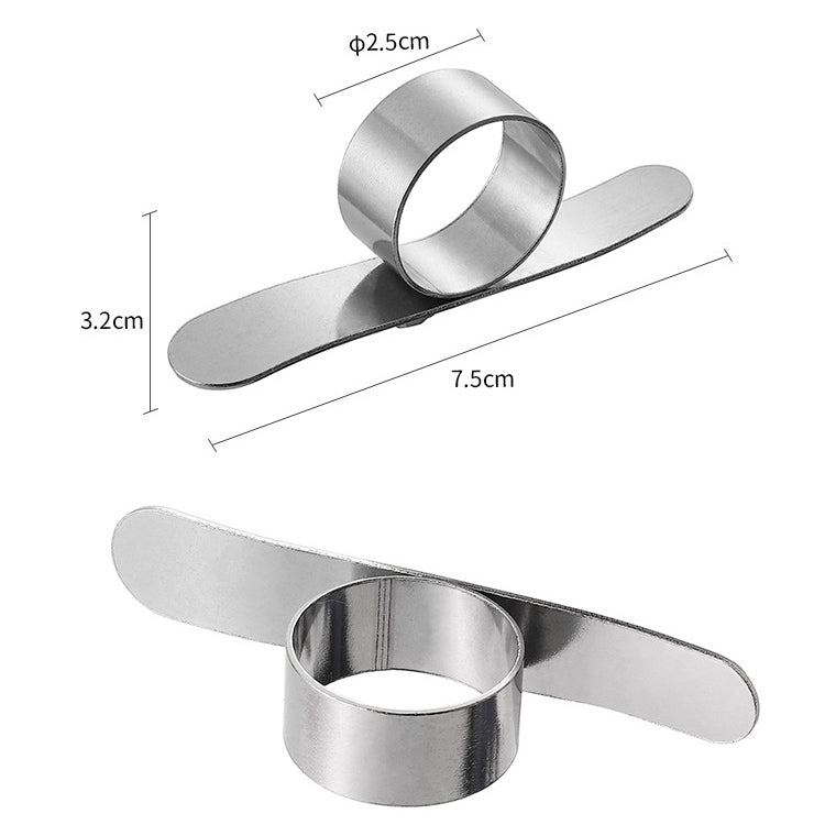 5 PCS สแตนเลสสตีลนิ้วเปิด Orange Peeler Parer เครื่องมือ, 5 PCS Stainless Steel