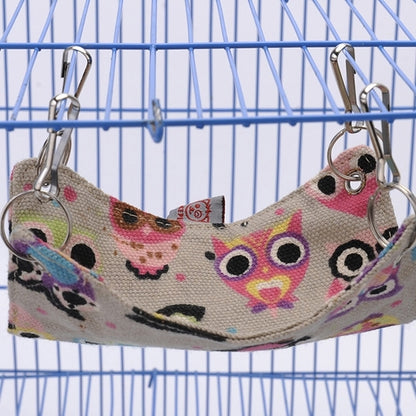 สัตว์เลี้ยงผ้าใบเปลญวน Nice และ Warm Cat Hammock Hamster Mat Nest เตียงสัตว์เลี้ยง, ขนาดกลาง, ขนาด: 33*30 ซม., การจัดส่งสีแบบสุ่ม, Size:33*30cm