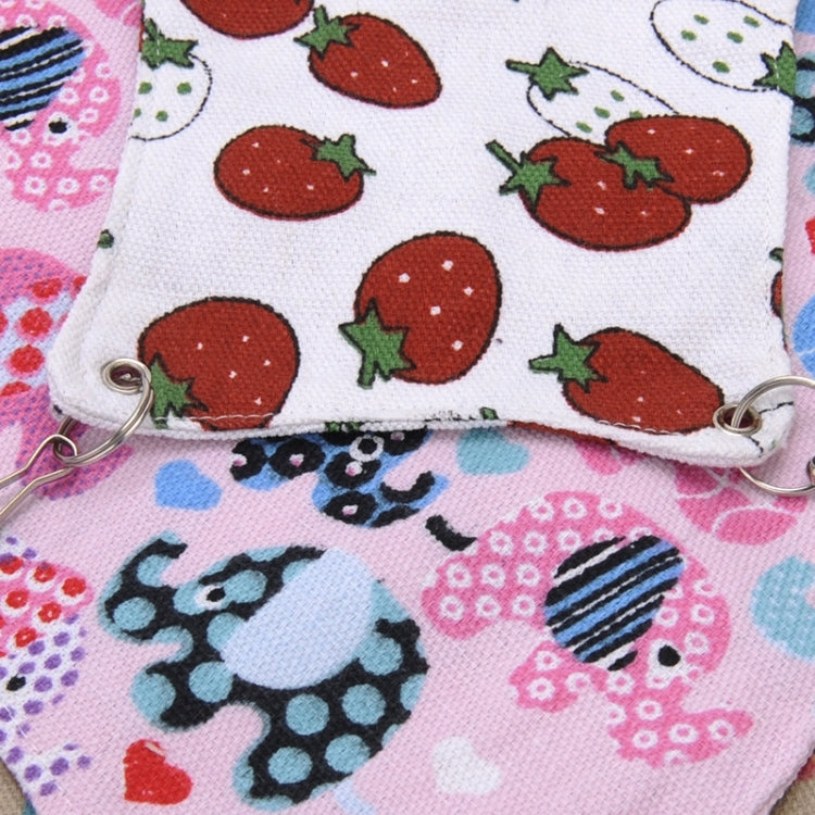 สัตว์เลี้ยงผ้าใบเปลญวน Nice และ Warm Cat Hammock Hamster Mat Nest เตียงสัตว์เลี้ยง, ขนาดกลาง, ขนาด: 33*30 ซม., การจัดส่งสีแบบสุ่ม, Size:33*30cm