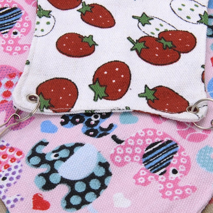 สัตว์เลี้ยงผ้าใบเปลญวน Nice และ Warm Cat Hammock Hamster Mat Nest เตียงสัตว์เลี้ยง, ขนาดกลาง, ขนาด: 33*30 ซม., การจัดส่งสีแบบสุ่ม, Size:33*30cm